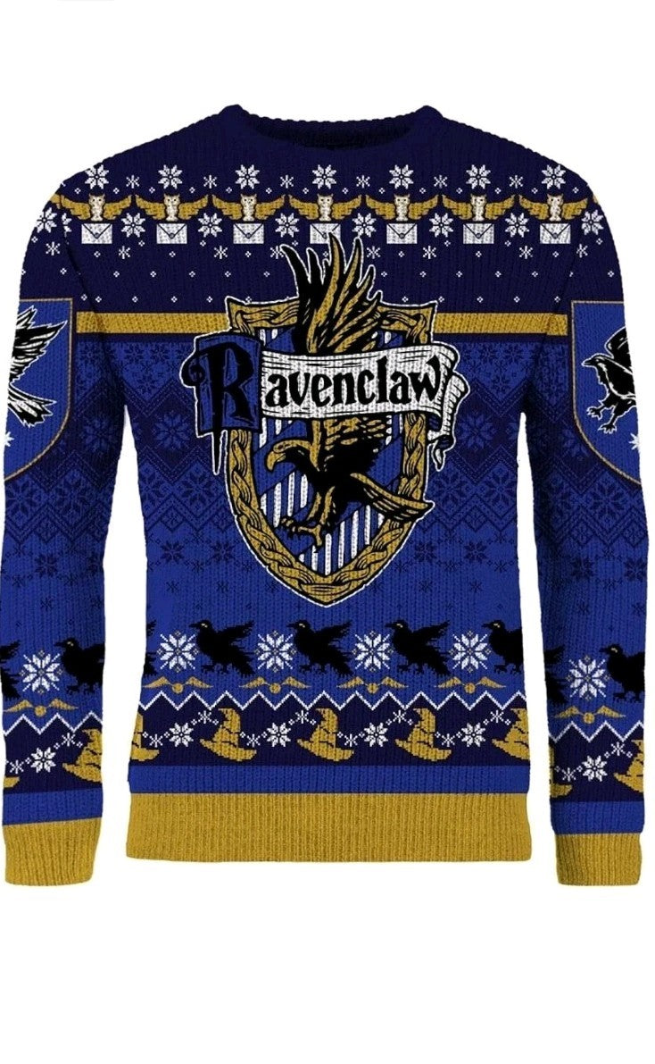 Official Harry Potter Ravenclaw Christmas Jumper XL