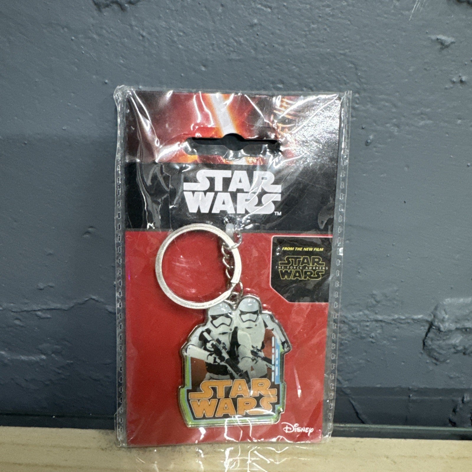Star Wars Storm Trooper Metal Key Ring - The Force Awakens Disney