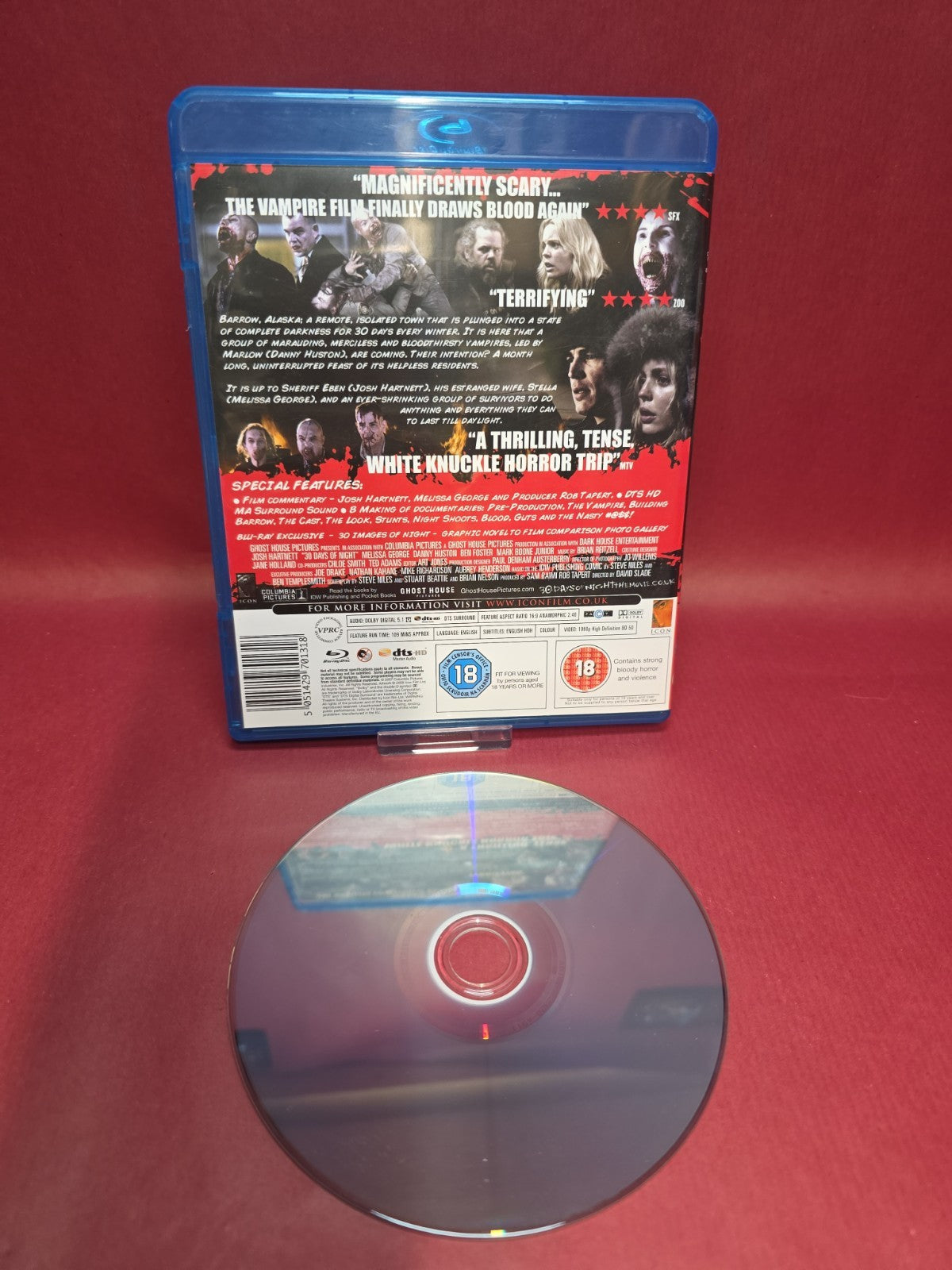 30 Days of Night Blu-Ray (2008) Josh Hartnett, Slade (DIR) 