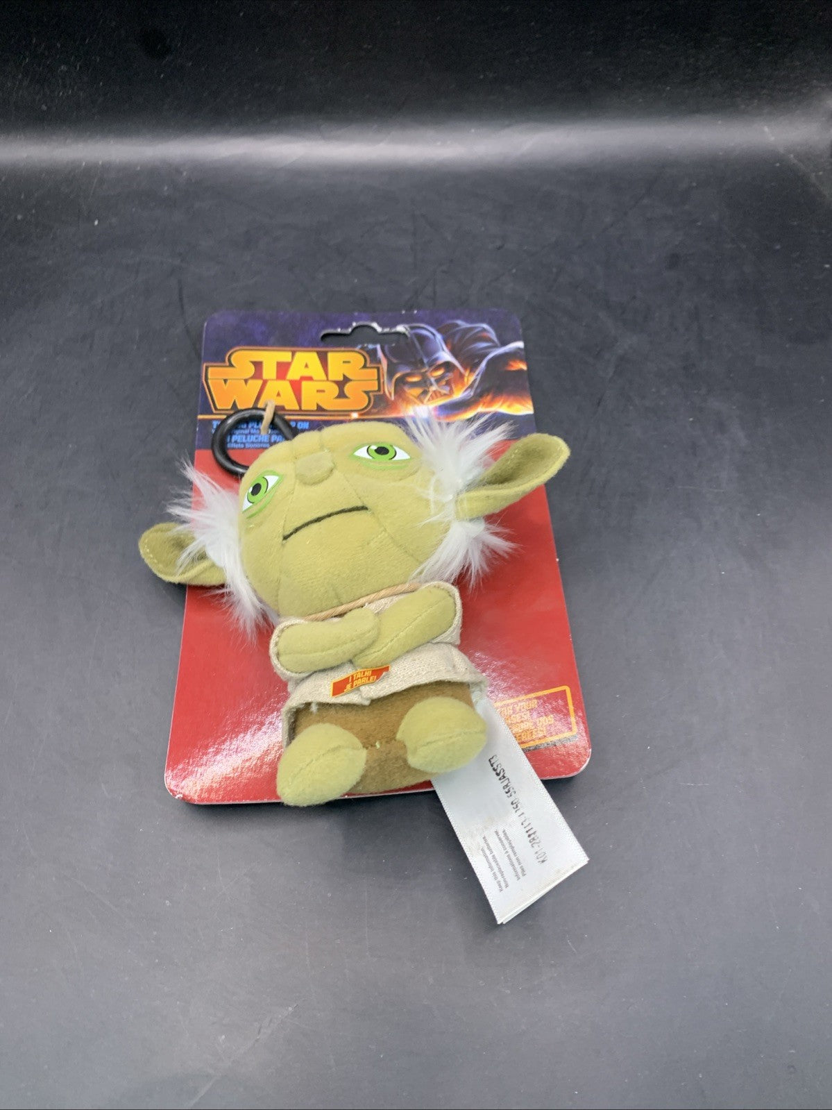 STAR WARS - YODA Talking Plush Clip On . Batteries replaced. 