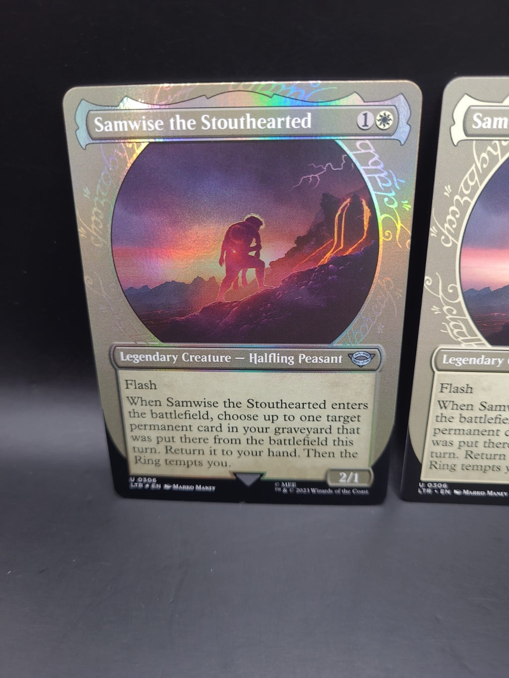 [MTG] Samwise the Stouthearted (Foil & Regular (Showcase) (0306) (LTR) NM