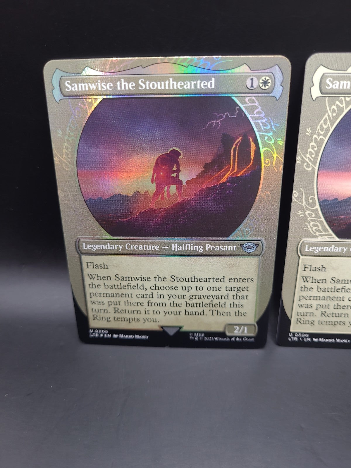 [MTG] Samwise the Stouthearted (Foil & Regular (Showcase) (0306) (LTR) NM