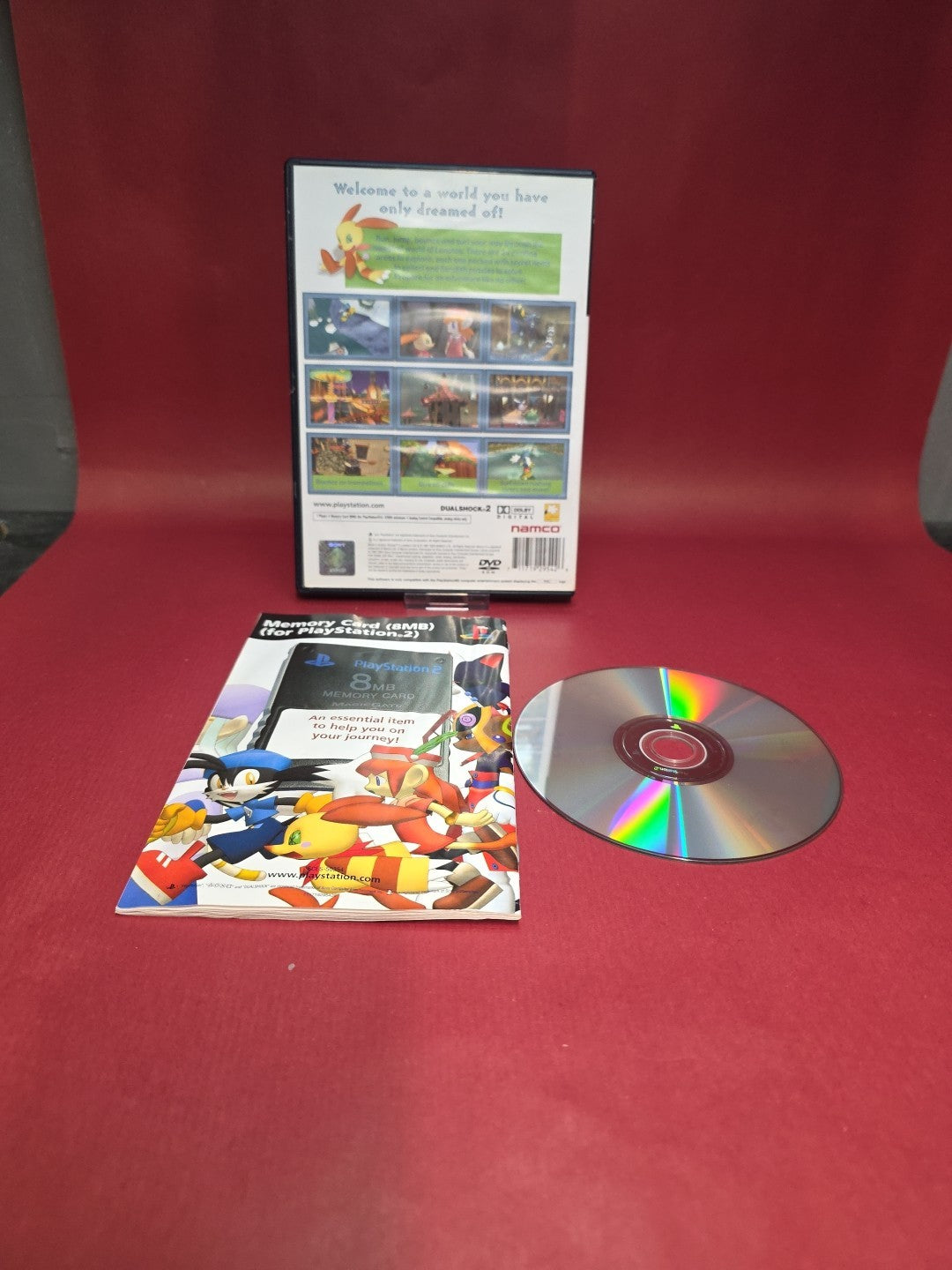 Klonoa 2: Lunatea's Veil (PlayStation 2, 2001) READ DESCRIPTION 