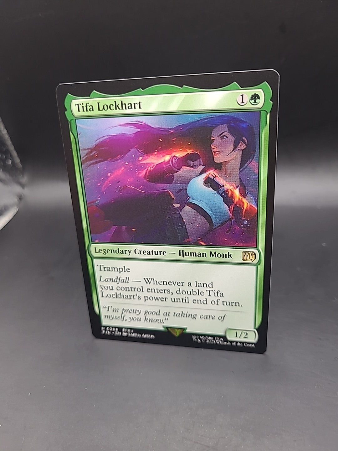 Tifa Lockhart MTG Final Fantasy REGULAR 0206 Legendary Creature Human Monk TCG