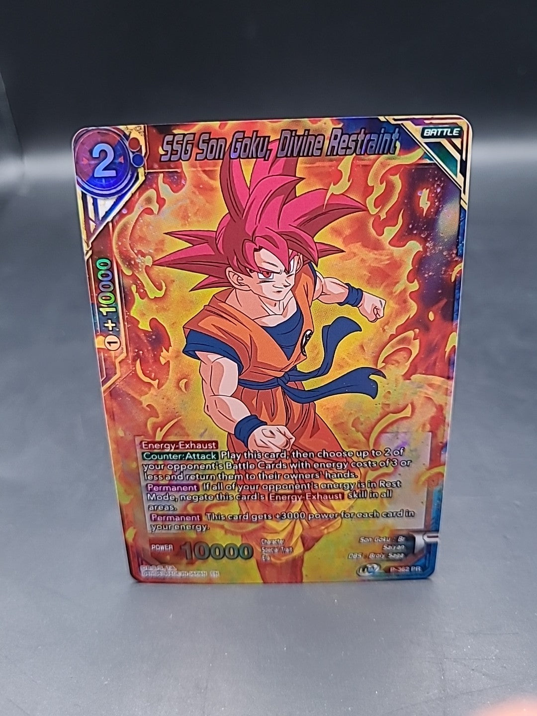 SSG Son Goku, Divine Restraint P-362 PR - Dragon Ball Super Card
