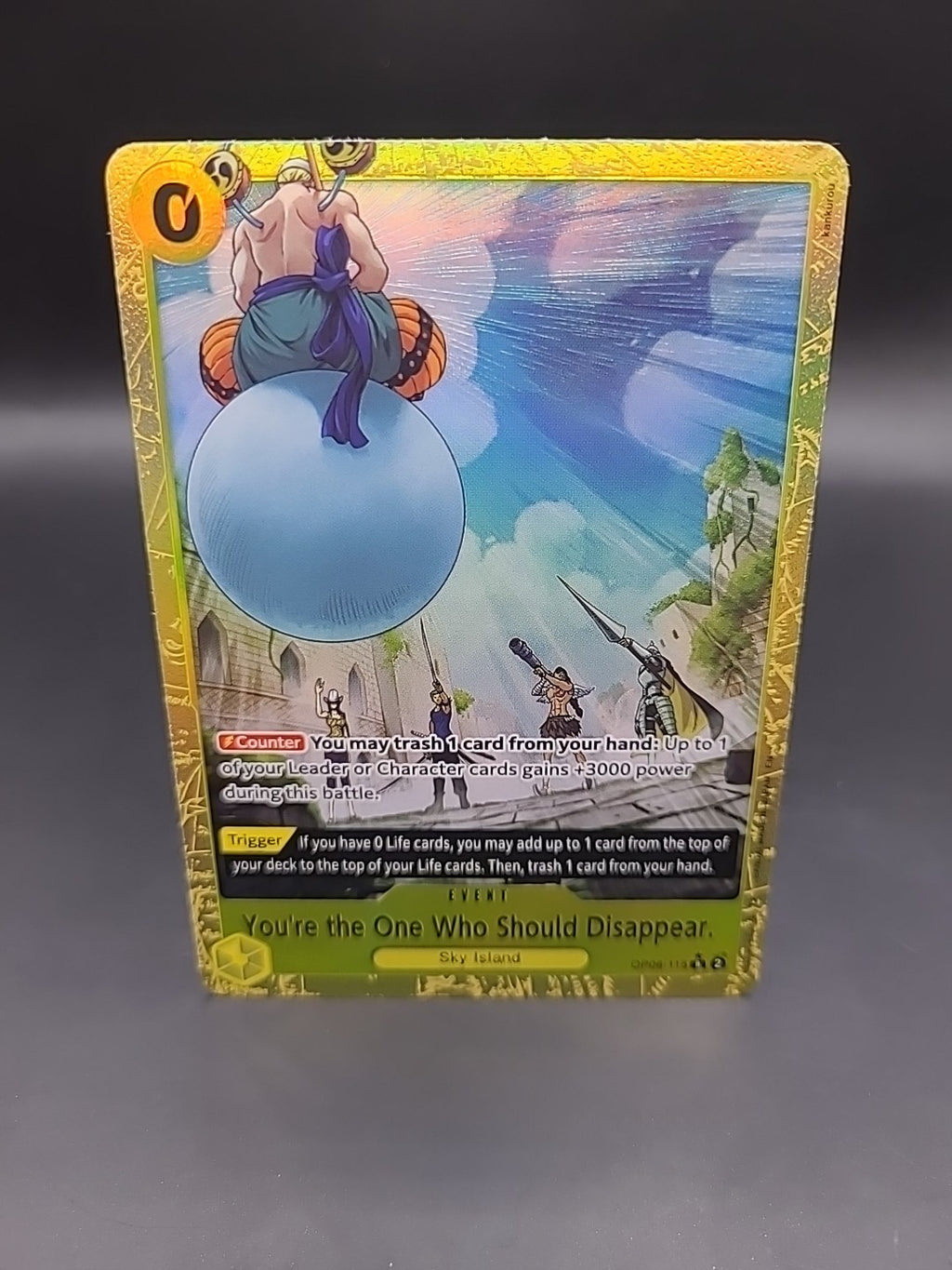 OP06-115 You're The One Who Should Disappear (Alt Art) ONE PIECE Card TCG Eng