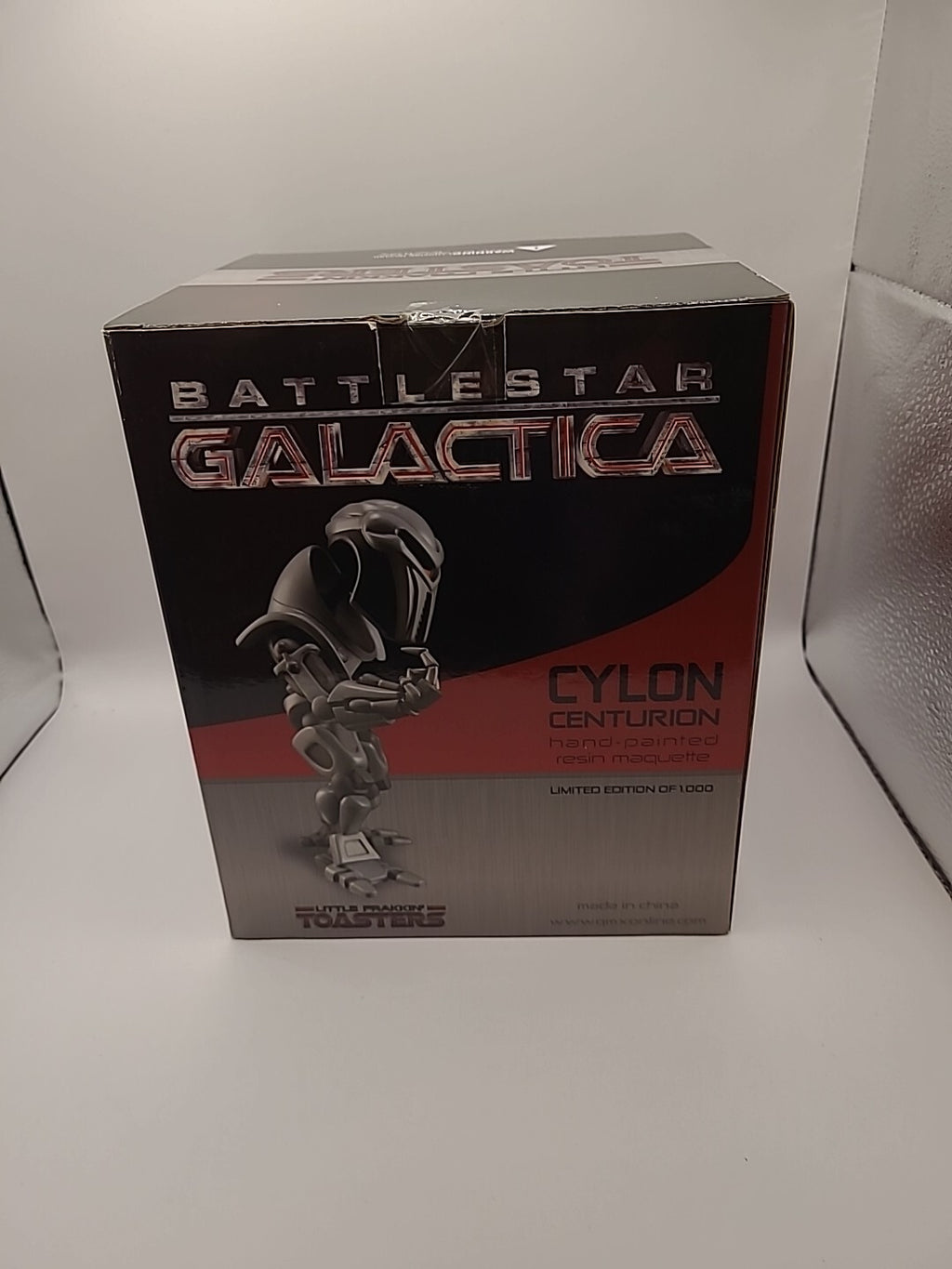 Battlestar Galactica Cylon Centurion Little Frakkin Toasters Qmx Statue