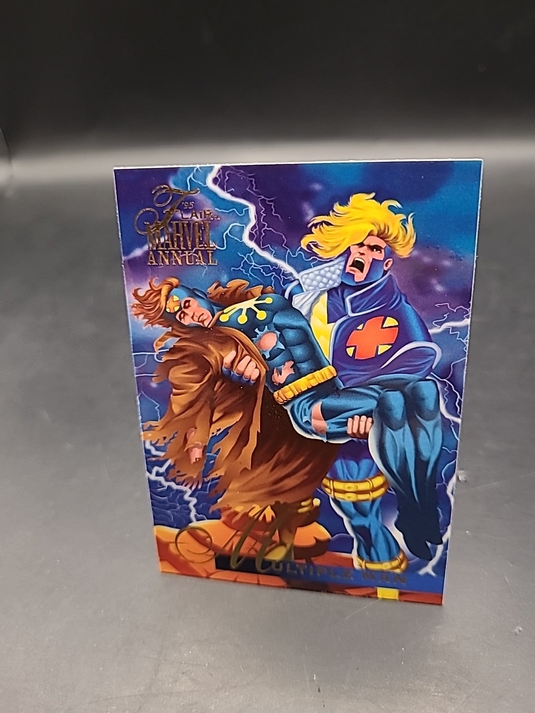 Fleer Flair Marvel Annual 1995 Multiple Man Trading Card #25 Number 25