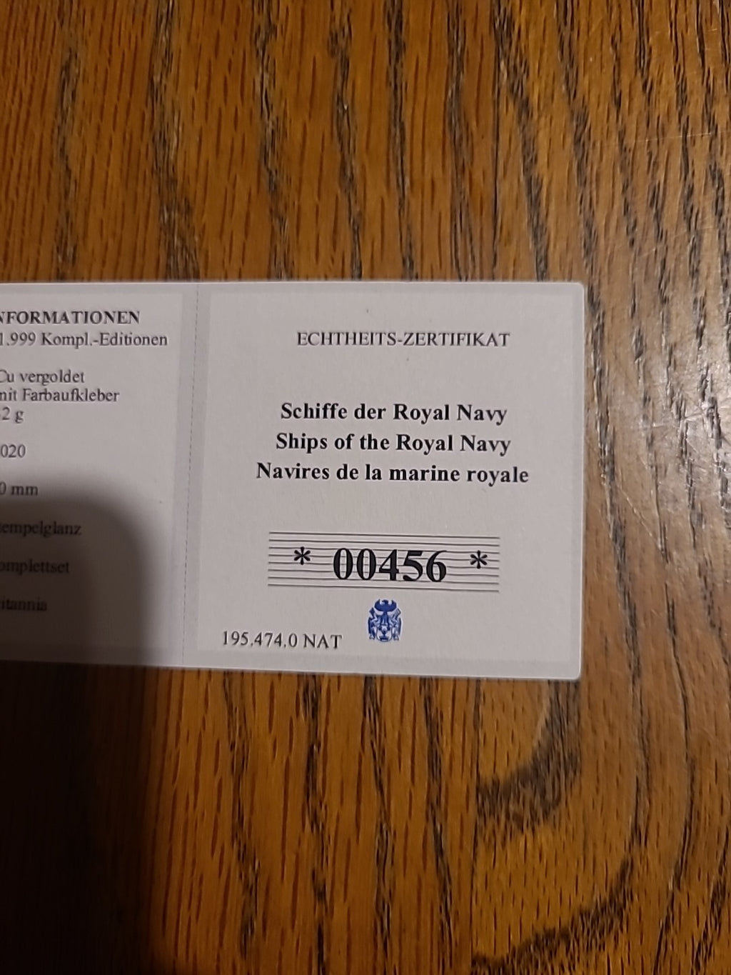 Windsor Mint Ships Royal Navy 24 Piece Coin set 2020 - Only 1999 Worldwide