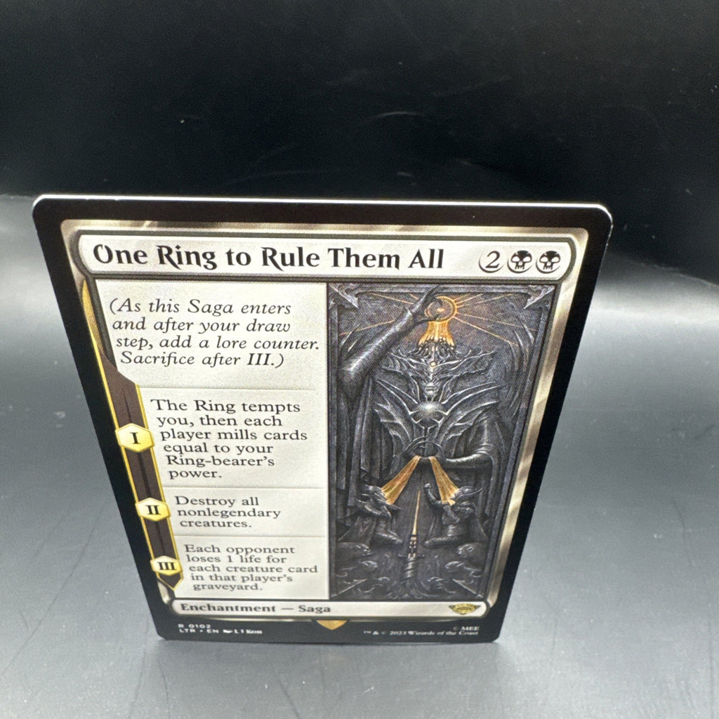 One Ring to Rule Them All / Magic MTG / Lord of the Rings - Rare - NM