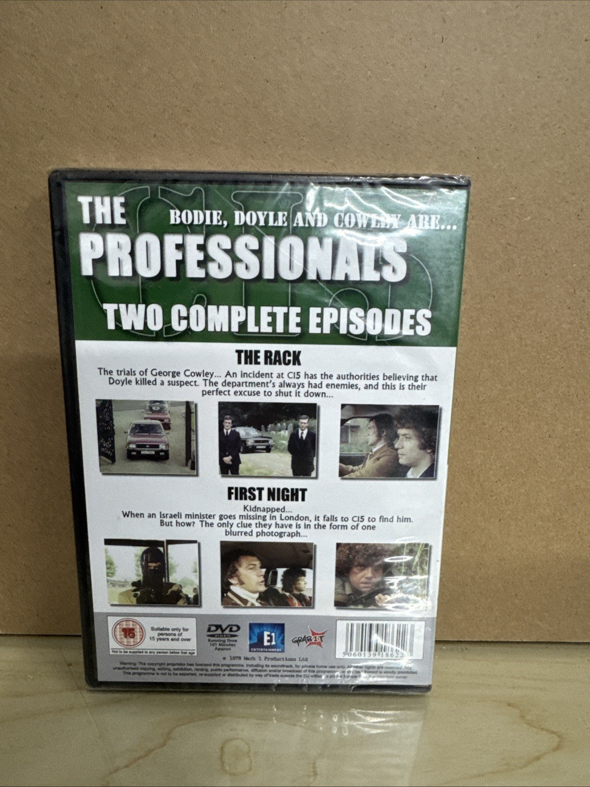 THE PROFESSIONALS VOLUME 8 DVD NEW SEALED 2 EPISODES THE RACK FIRST NIGHT