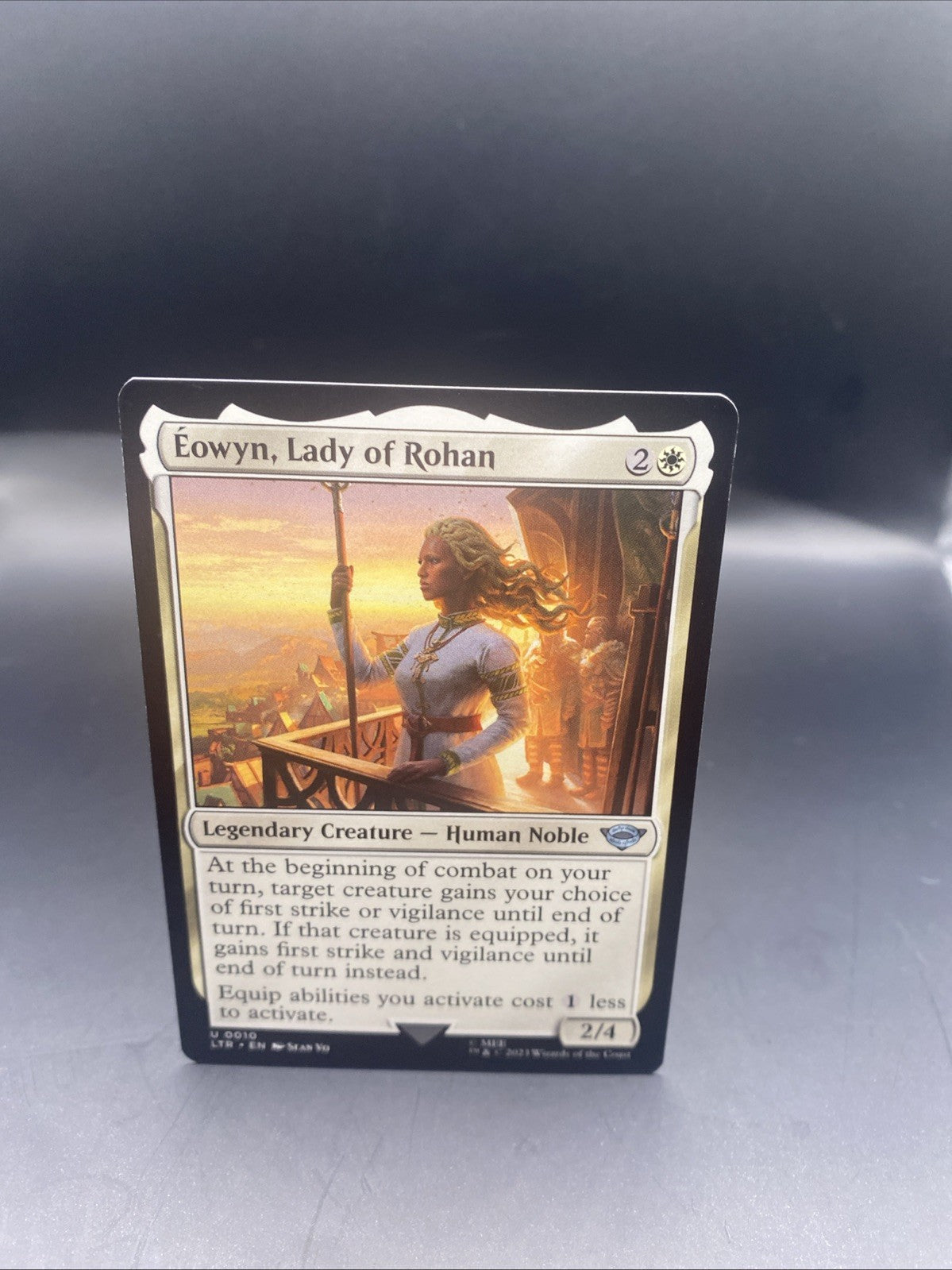 Eowyn, Lady of Rohan - U0010 - Foil - LOTR - MTG + 1 Regular Card