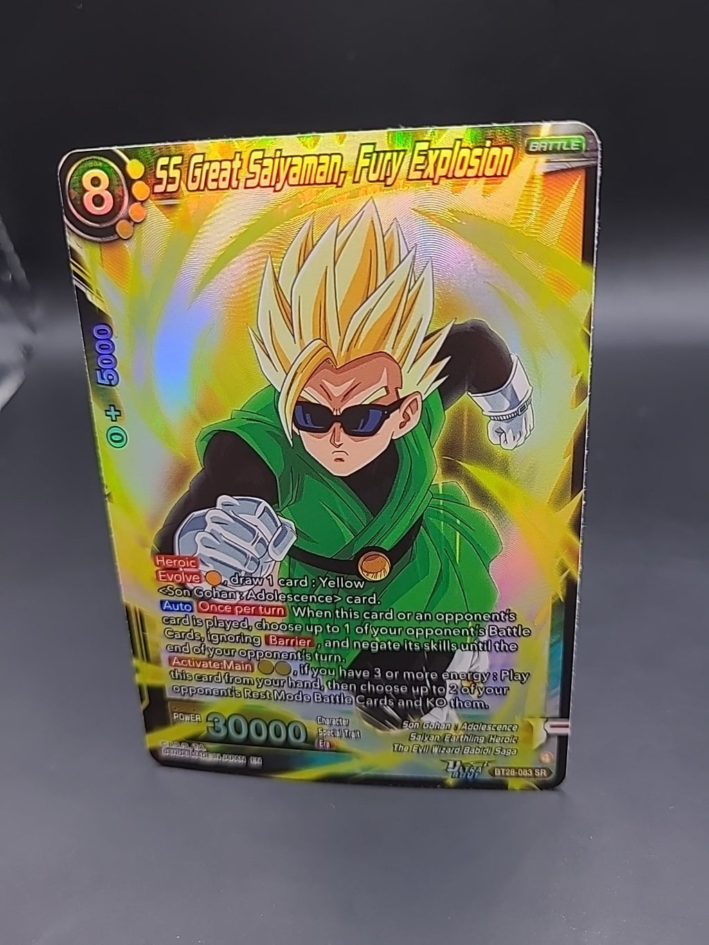 Dragon Ball - SS Great Saiyaman, Fury Explosion (SR) - BT28-083 FOIL