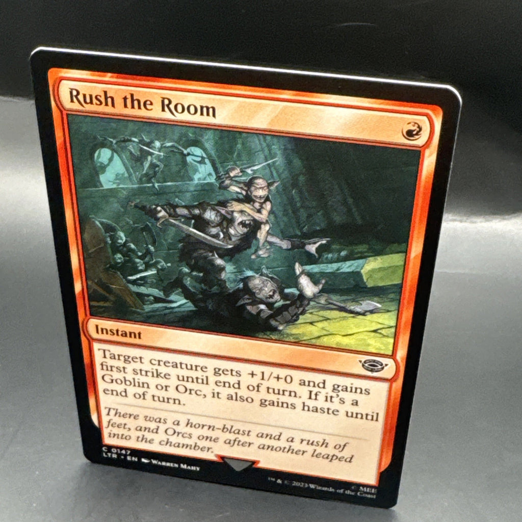 MTG Rush the Room (Foil) Lord of the Rings C0147 + 1 Regular Card
