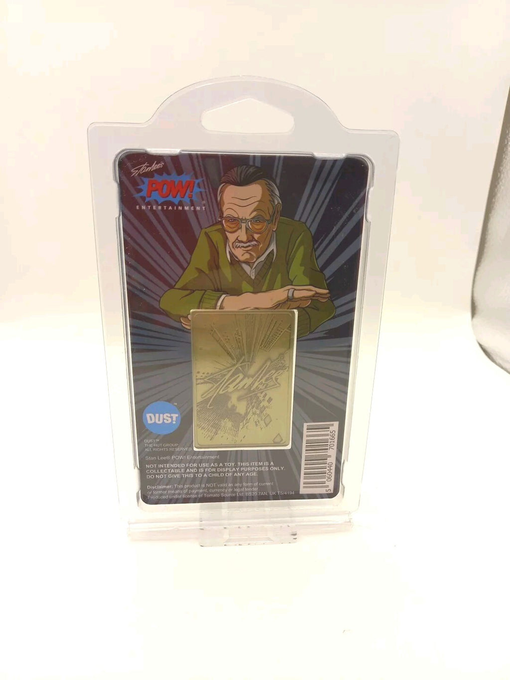 STAN LEE Limited Edition Collectors Ingot 1518 Of 3000