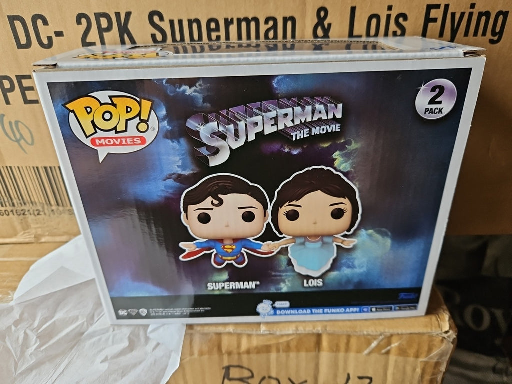 Funko Superman & Lois Flying 2-Pack Zavvi Exclusive  Pop! Vinyl Figure