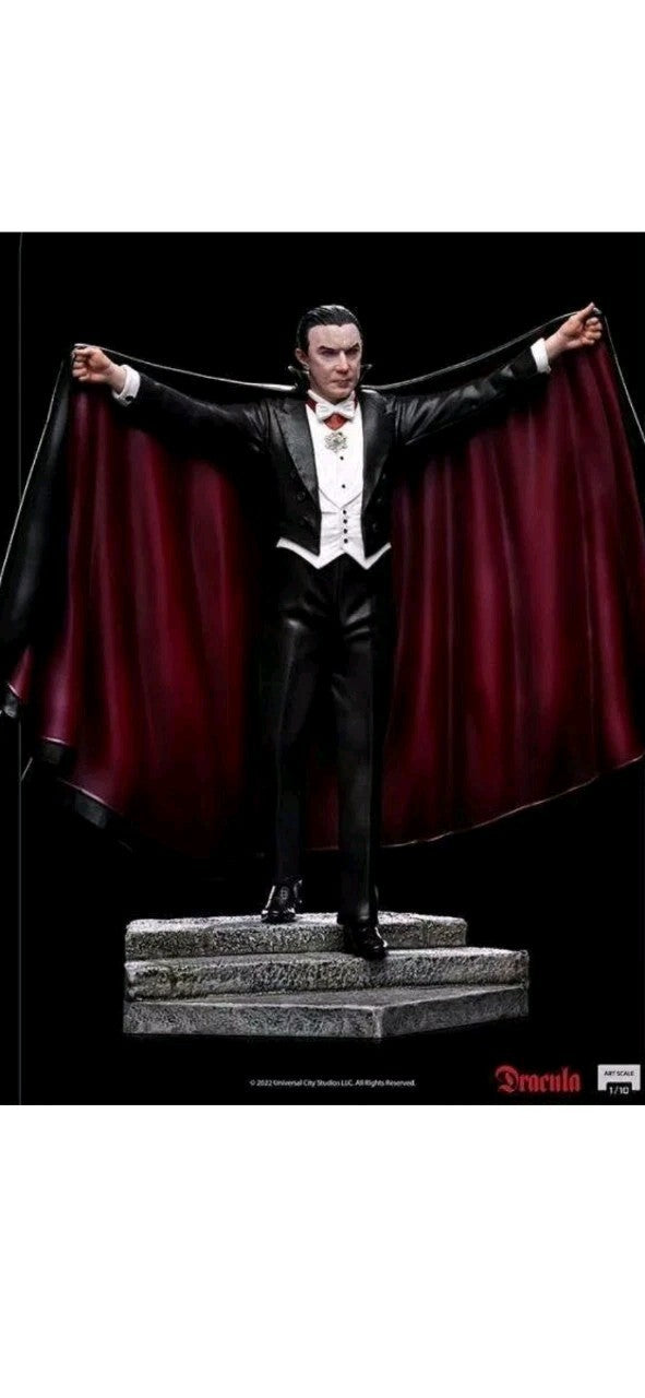 Universal Monsters Dracula 1/10 Scale Statue Iron Studios - Brand New