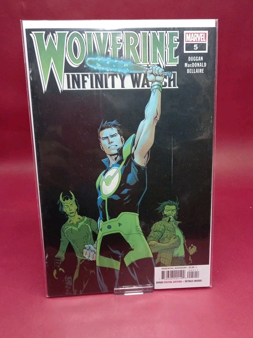 Marvel Comics:  WOLVERINE INFINITY WATCH #5  Aug 2019 