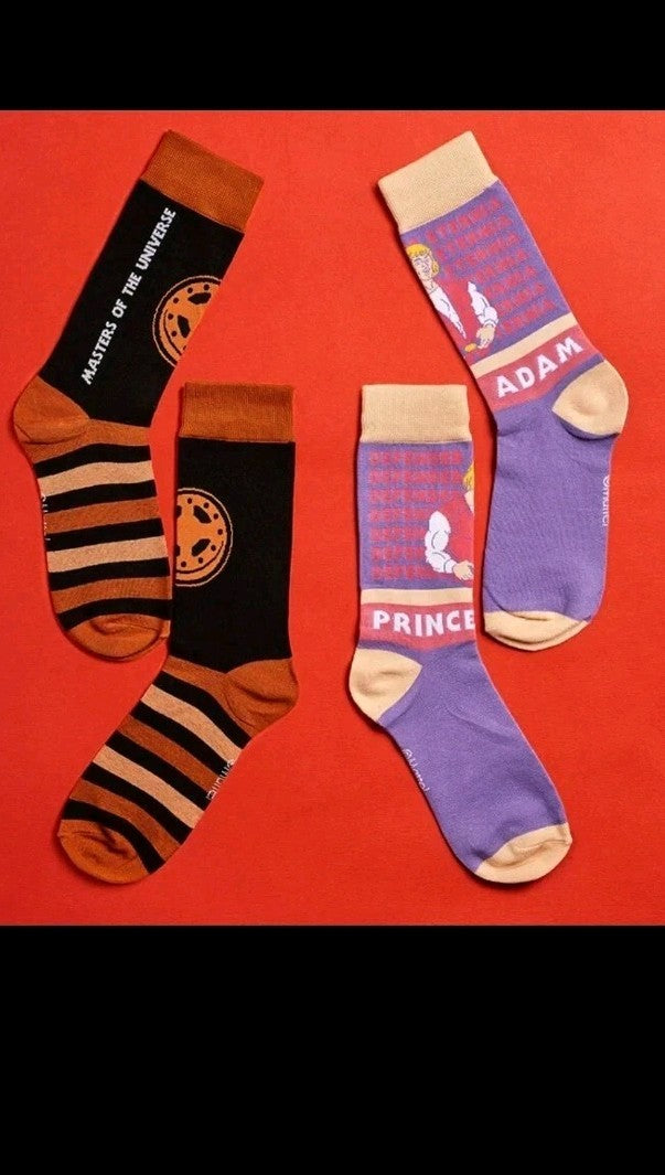 HE-MAN THE MASTERS OF THE UNIVERSE ‘NICE’ 12 DAYS OF SOCKS ADVENT CALENDAR Xmas 