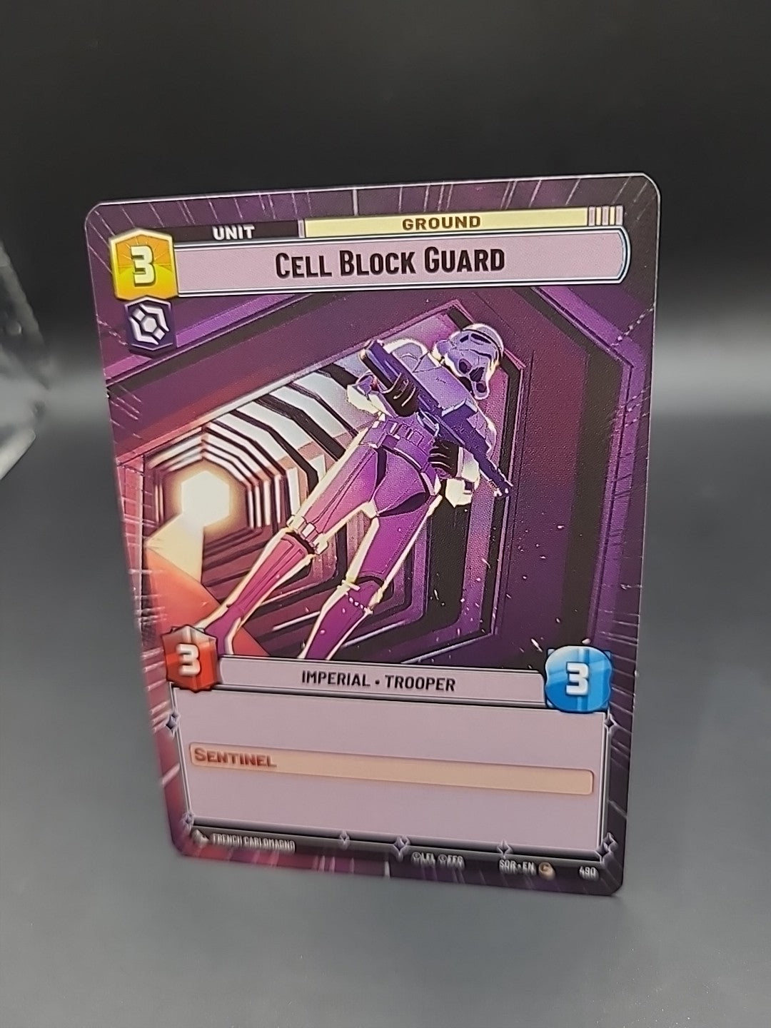 Star Wars Unlimited Regular Hyperspace Card #490 Cell Block Guard