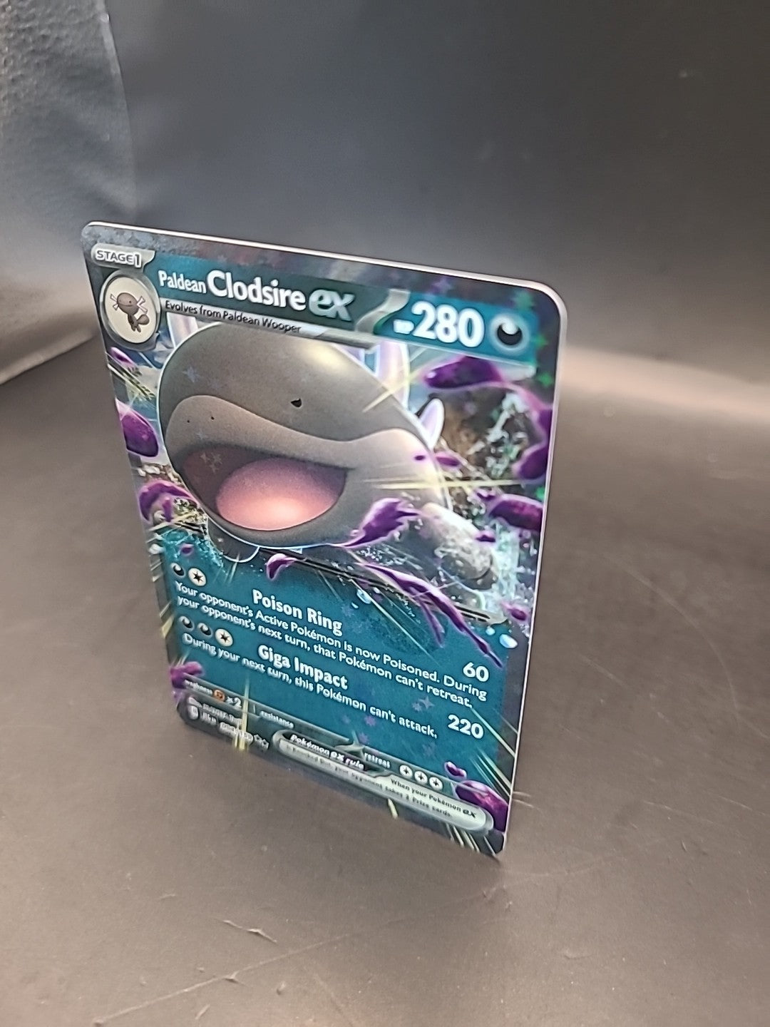 Pokemon Card Paldean Clodsire Ex 094/159 Adventures Together Holo