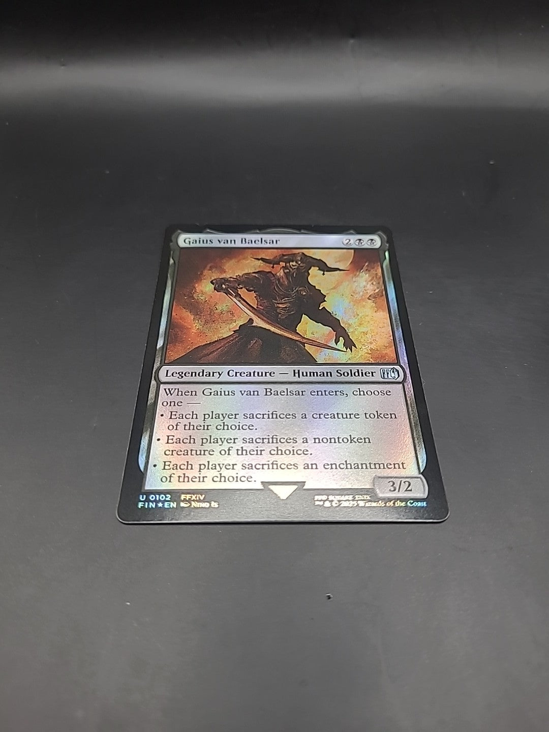 MTG - Gaius Van Baelsar - FIN 0102 Final Fantasy - Uncommon - Foil