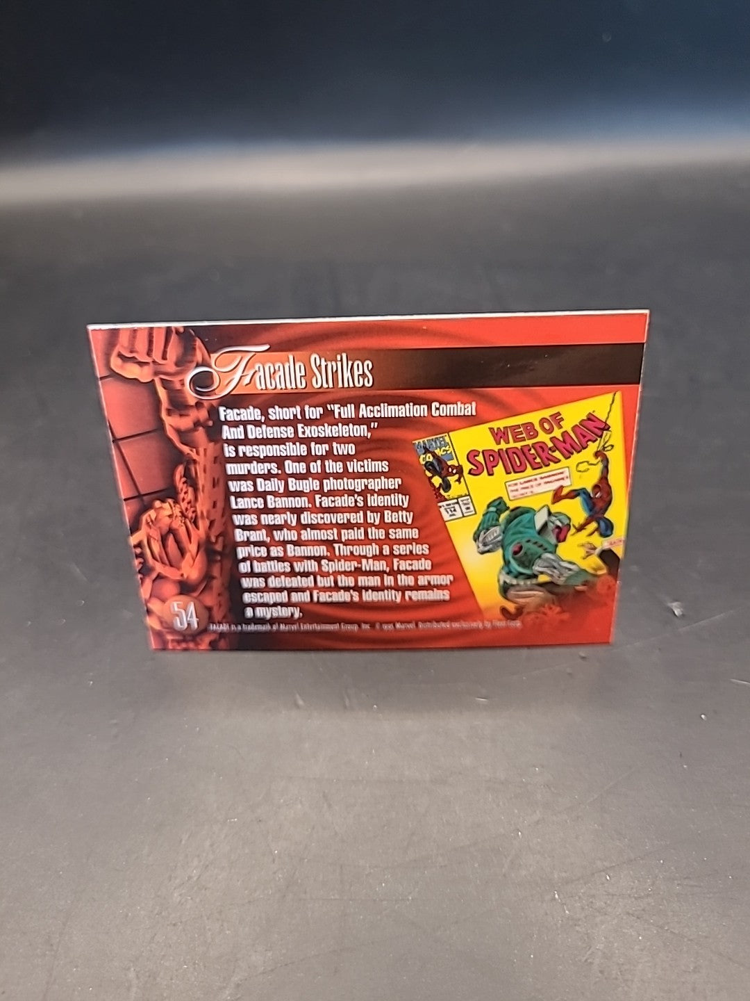 1995 Flair Marvel Annual #54 Facade
