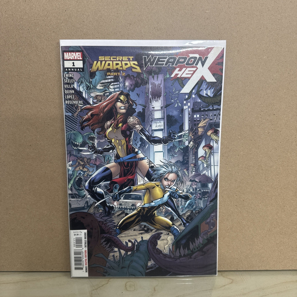 Secret Warps Weapon Hex Annual # 1 Cover A Marvel Part 2