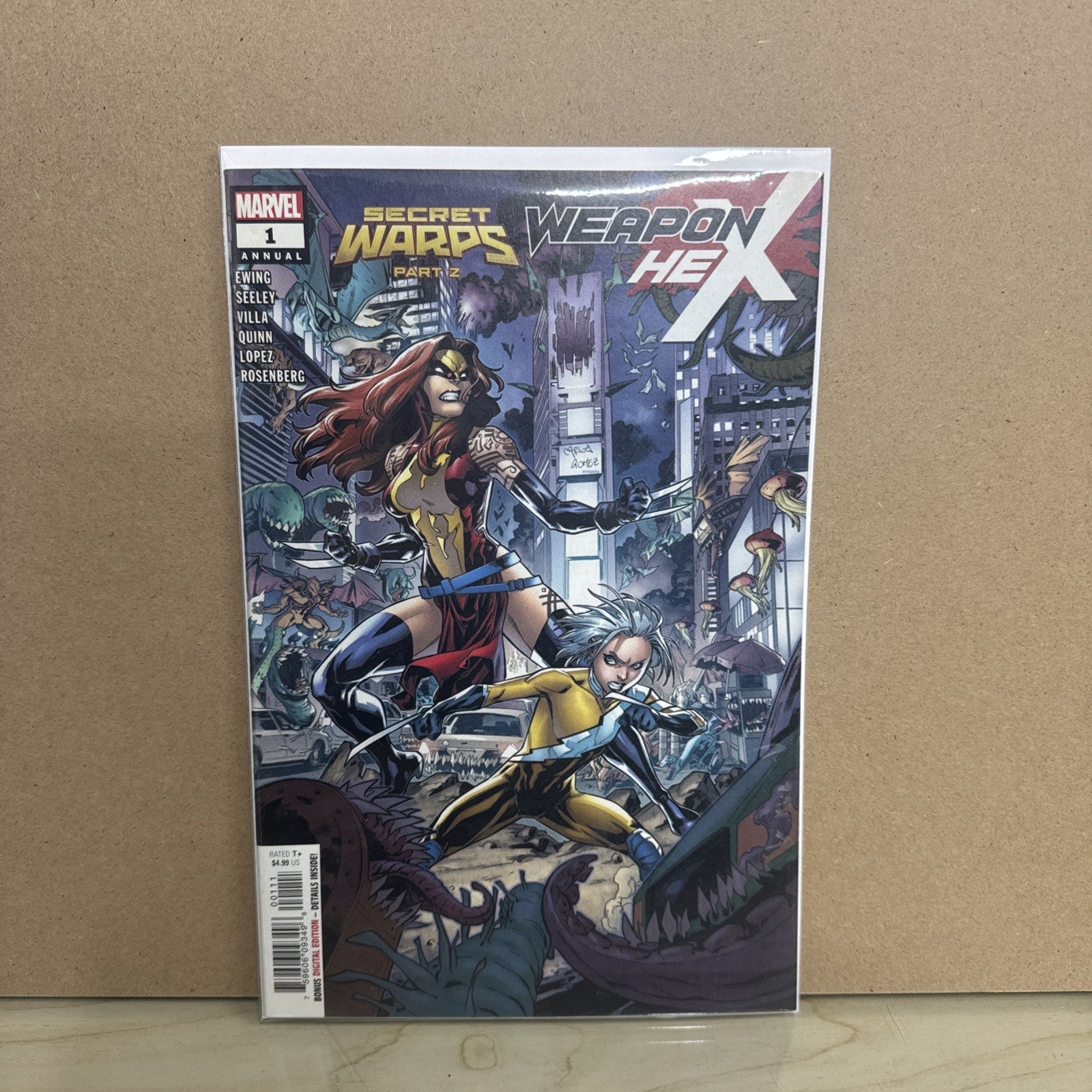 Secret Warps Weapon Hex Annual # 1 Cover A Marvel Part 2