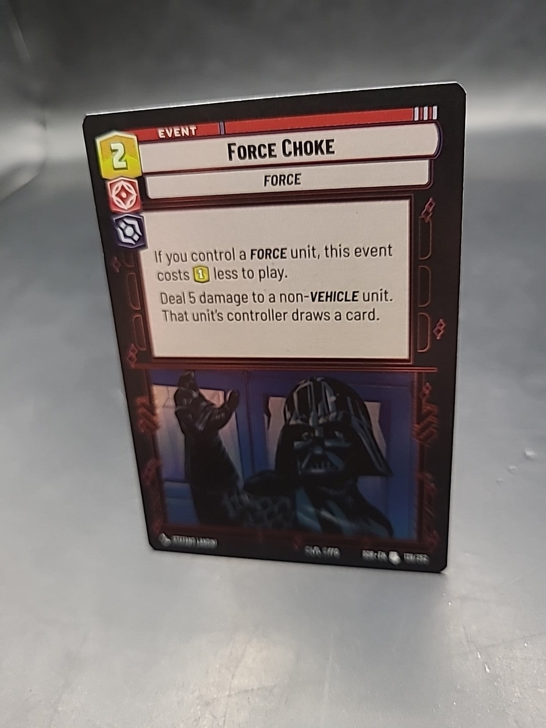 Star Wars Unlimited - Force Choke 139/252 FOIL - SOR