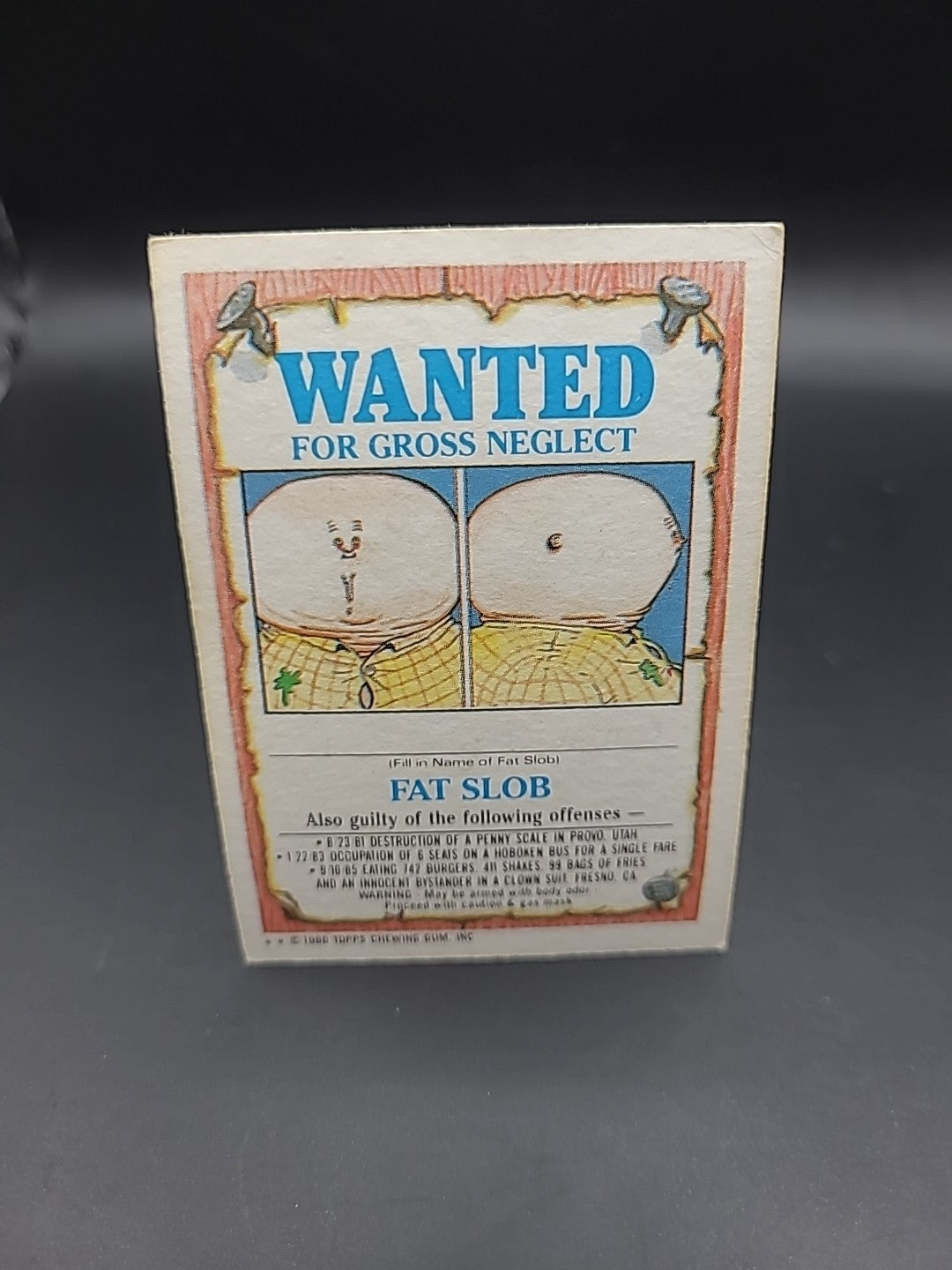 Garbage Pail Kids Topps Cards Series 5 Deaf Geoff 206a