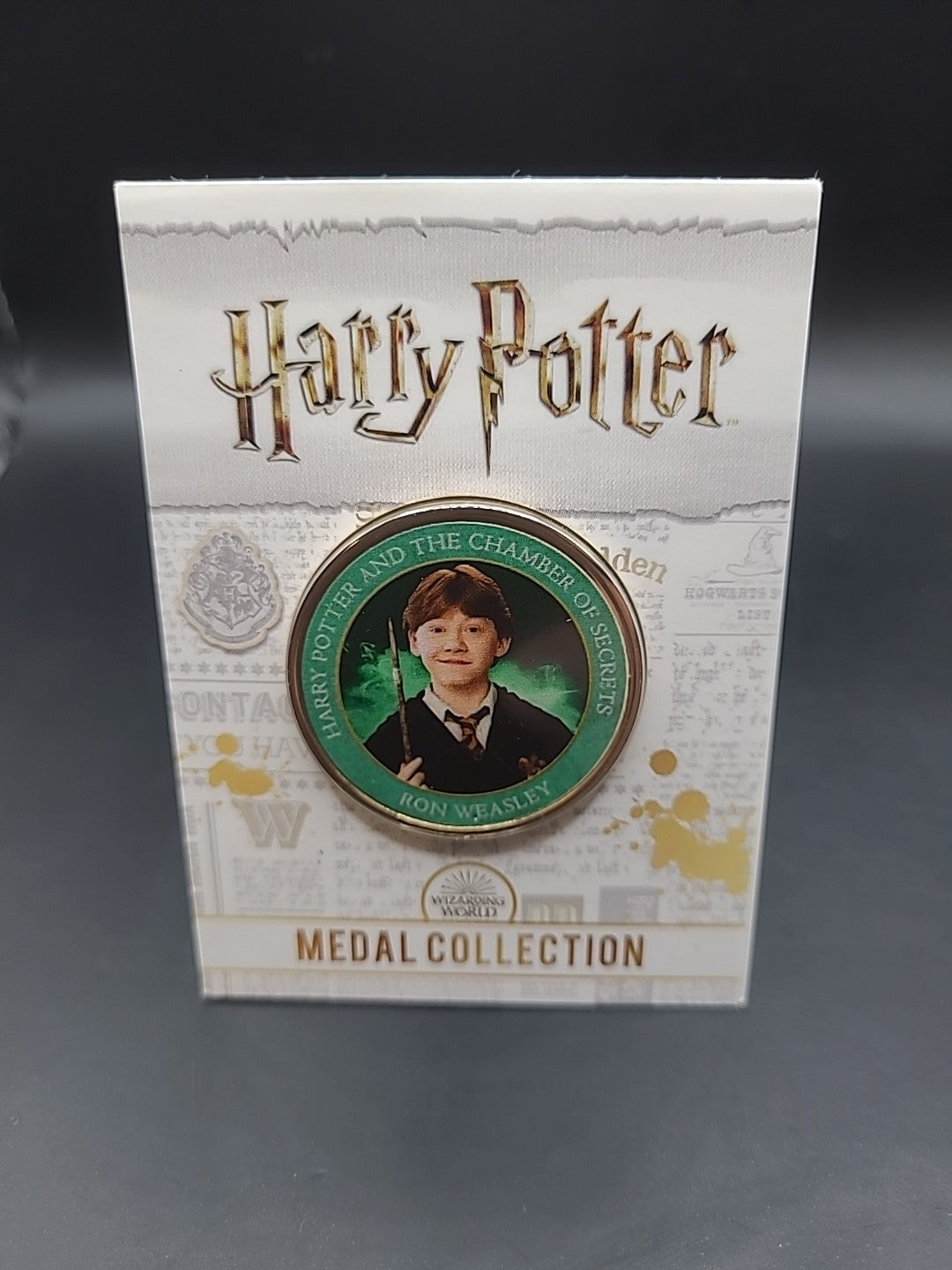 Harry Potter Medal Coin Collection - Chamber Of Secrets - Ron Weasley