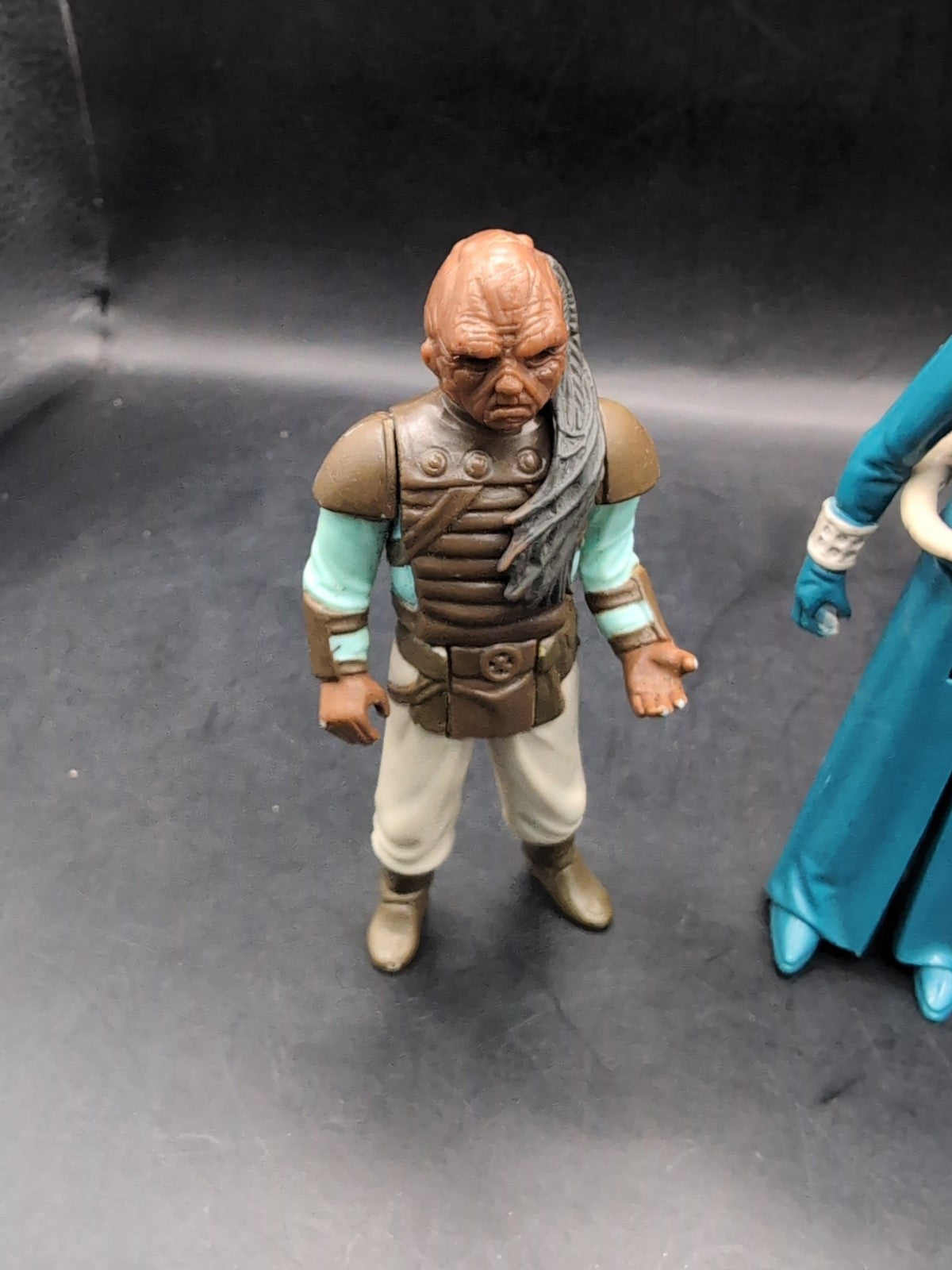 3 X Vintage Kenner Star Wars Figures Bib Fortuna, Lando Calrissian & Weequay