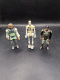 3 X Vintage Kenner Star Wars Figures, Nikto, Lando Calrissian & 8D8