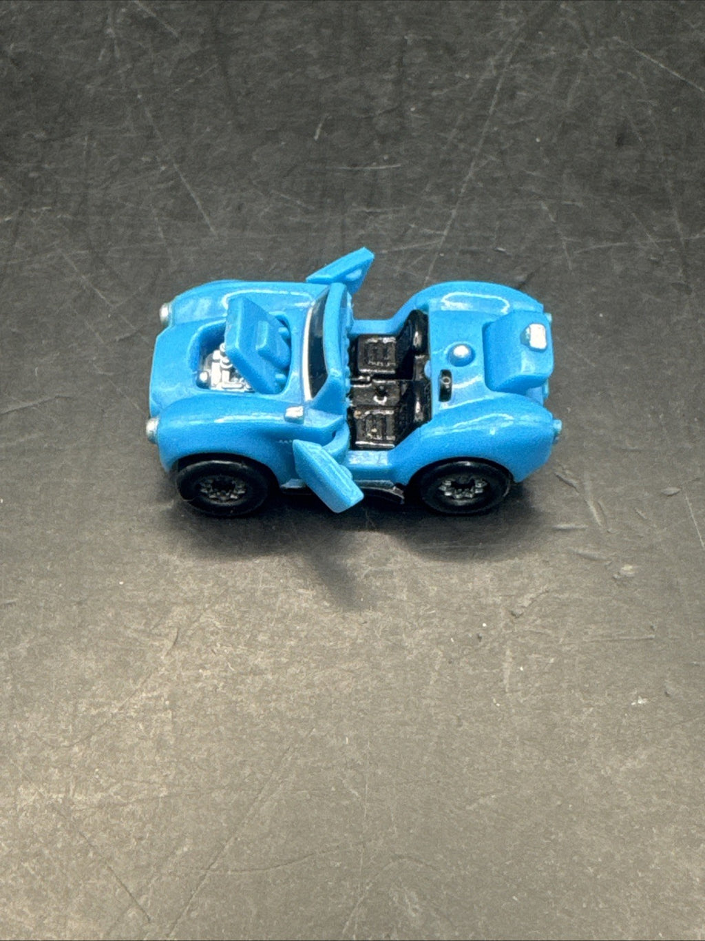 MICRO MACHINES GALOOB 1988 DELUXE SHELBY COBRA BLUE MINIATURE CAR VINTAGE TOY 
