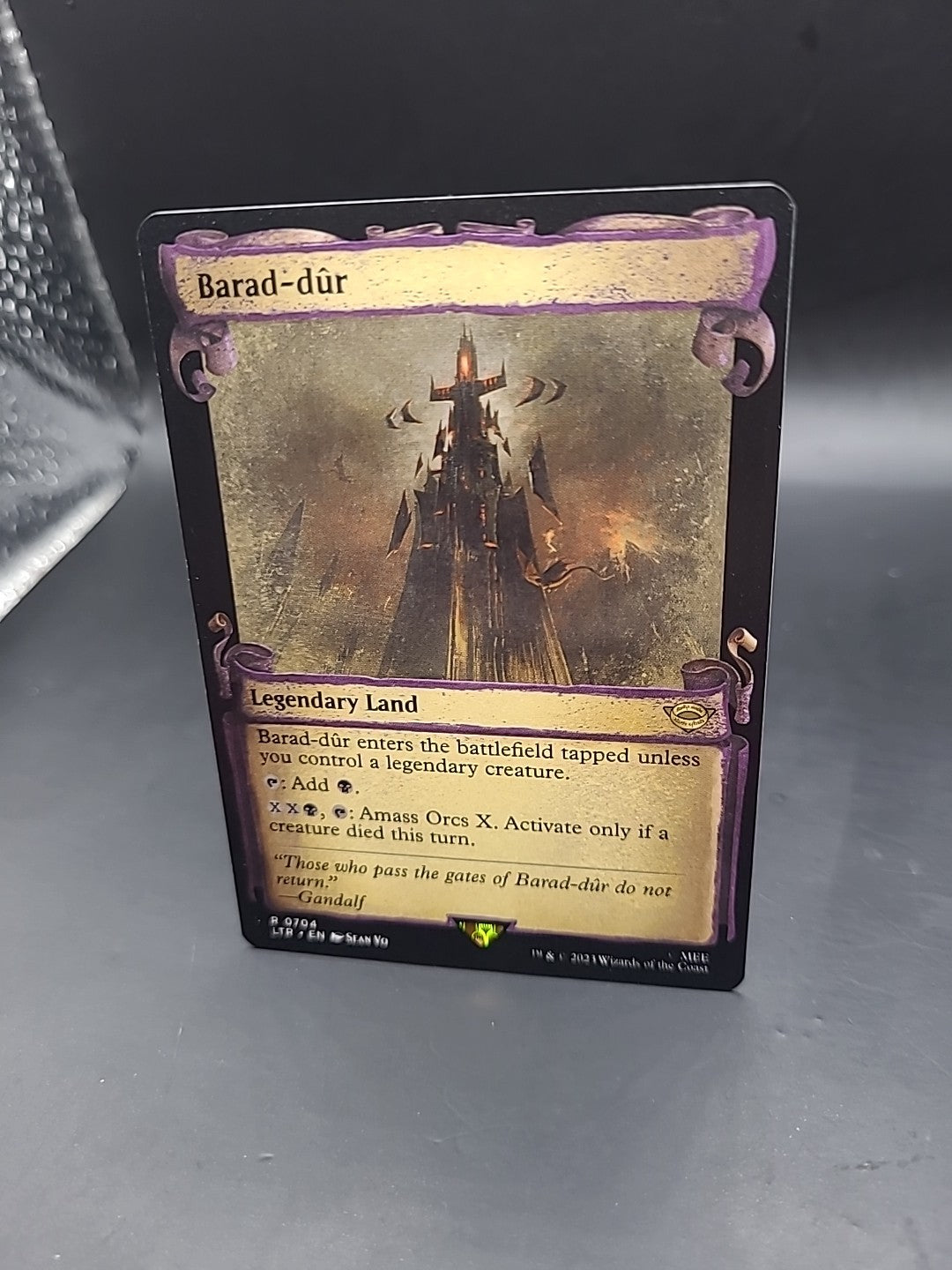 Barad-Dur - Showcase Scrolls Non-foil - The Lord Of The Rings - NM Mtg R 0704