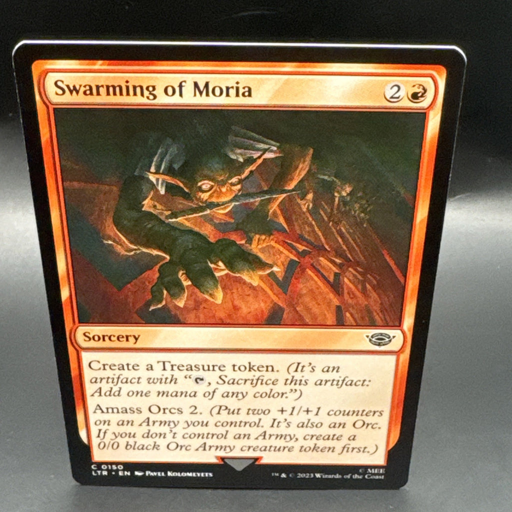 MTG Swarming of Moria (FOIL) C0150 Lord of the Rings+ 1 Regular Card