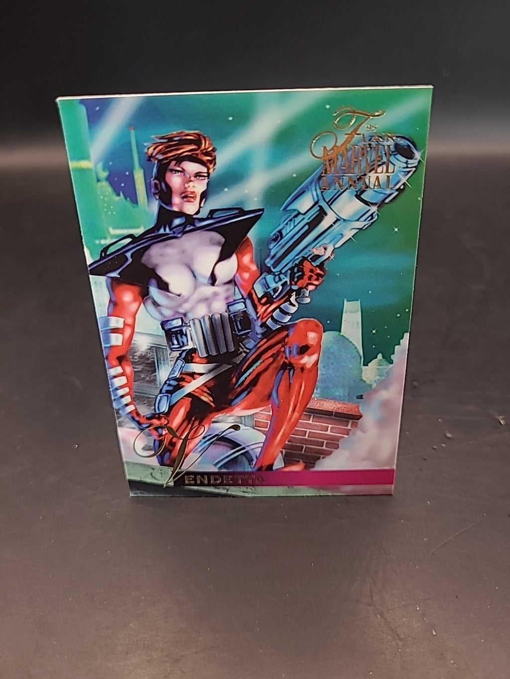 VENDETTA / 1995 Fleer Flair Marvel Annual BASE Trading Card #100