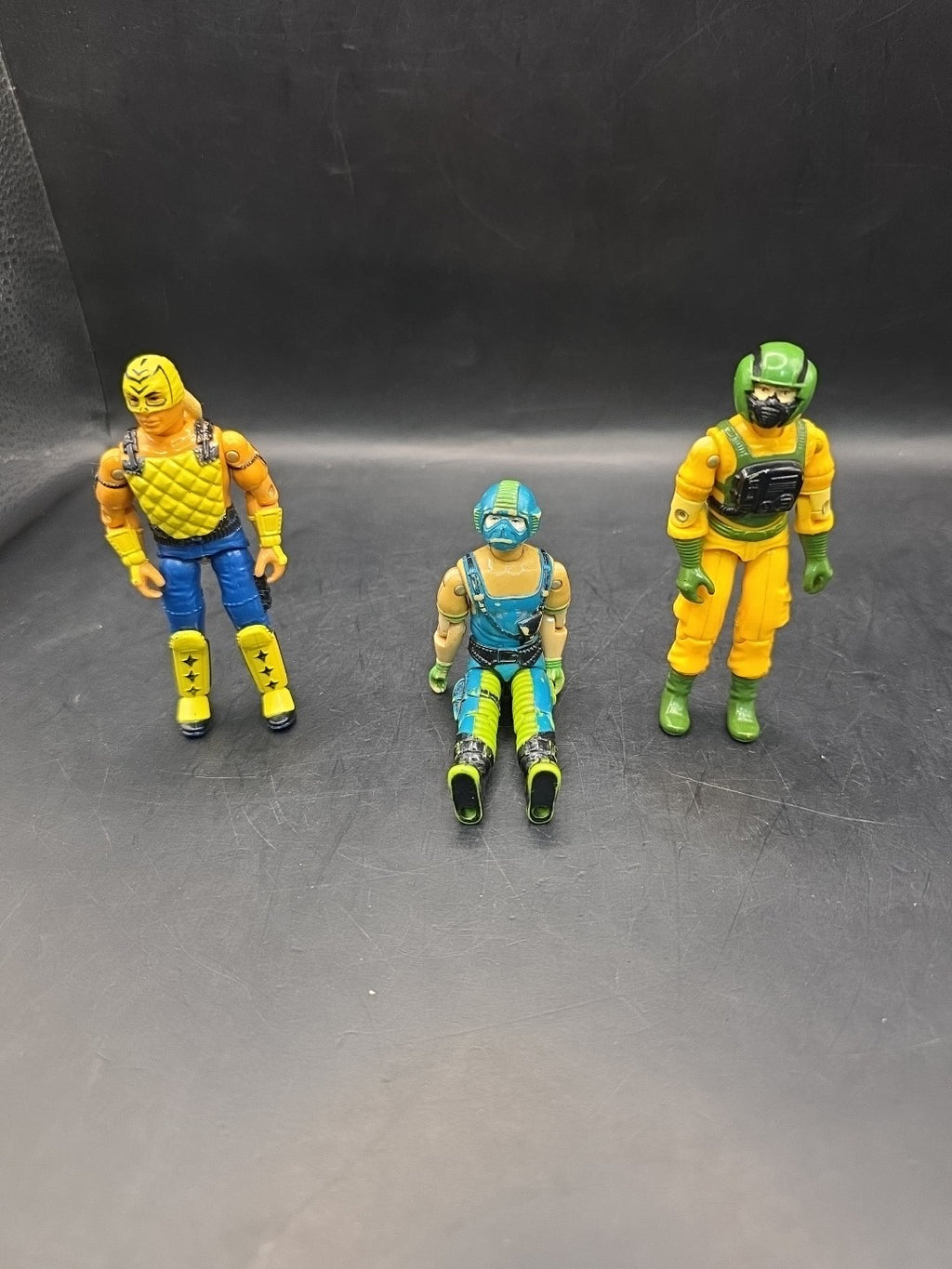 3 X G.I Joe Figures Copperhead, T'jbang & Airtight