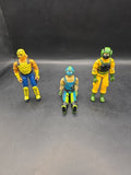 3 X G.I Joe Figures Copperhead, T'jbang & Airtight