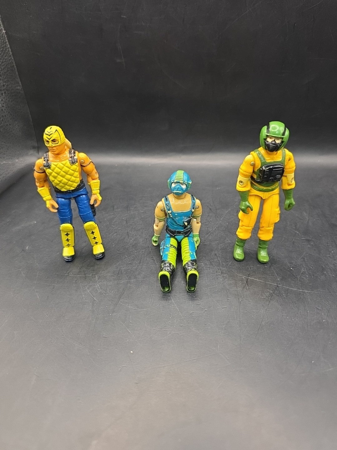 3 X G.I Joe Figures Copperhead, T'jbang & Airtight
