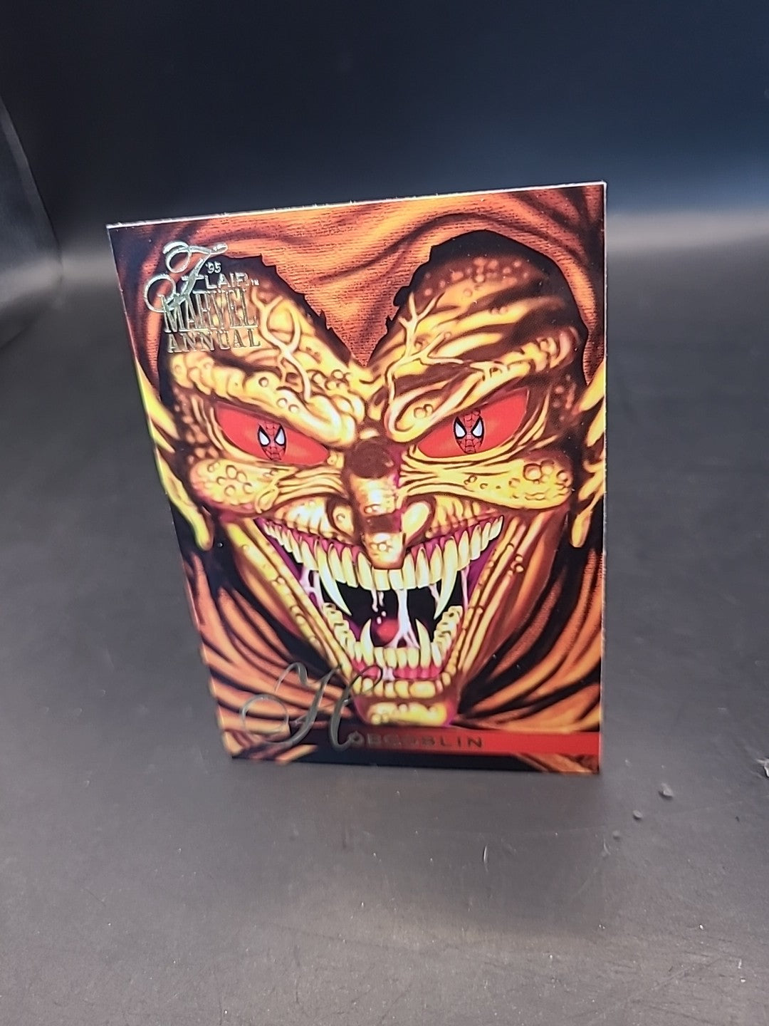 #52 HOBGOBLIN 1995 Flair Marvel Annual Card