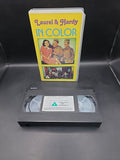 Laurel & Hardy In Color On VHS Video Cassette Tape
