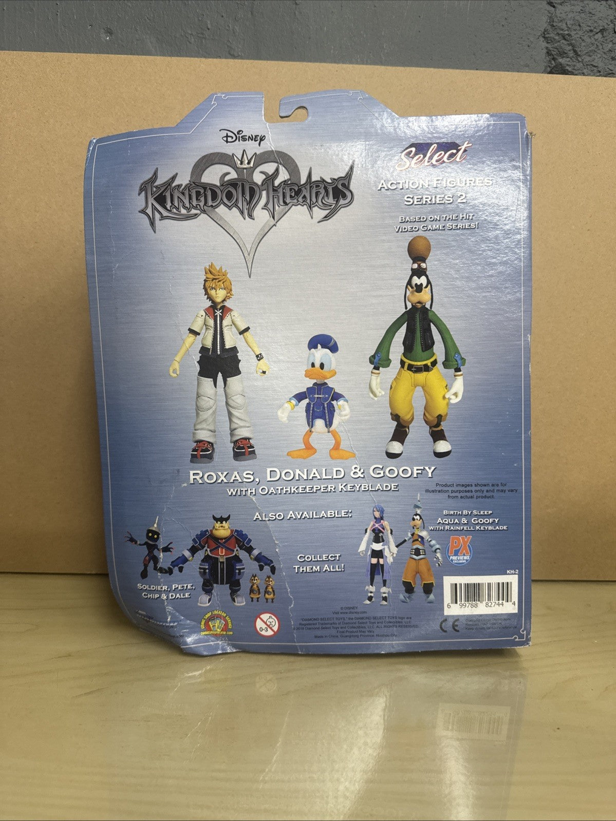 Diamond Select Disney Kingdom of Hearts Roxas Donald & Goofy Figures