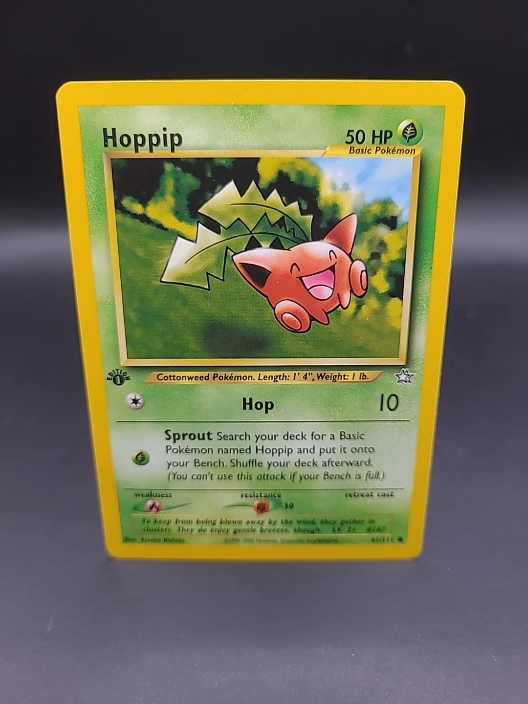 Pokemon Hoppip 61/111 Neo Genesis - 1st Edition - LP