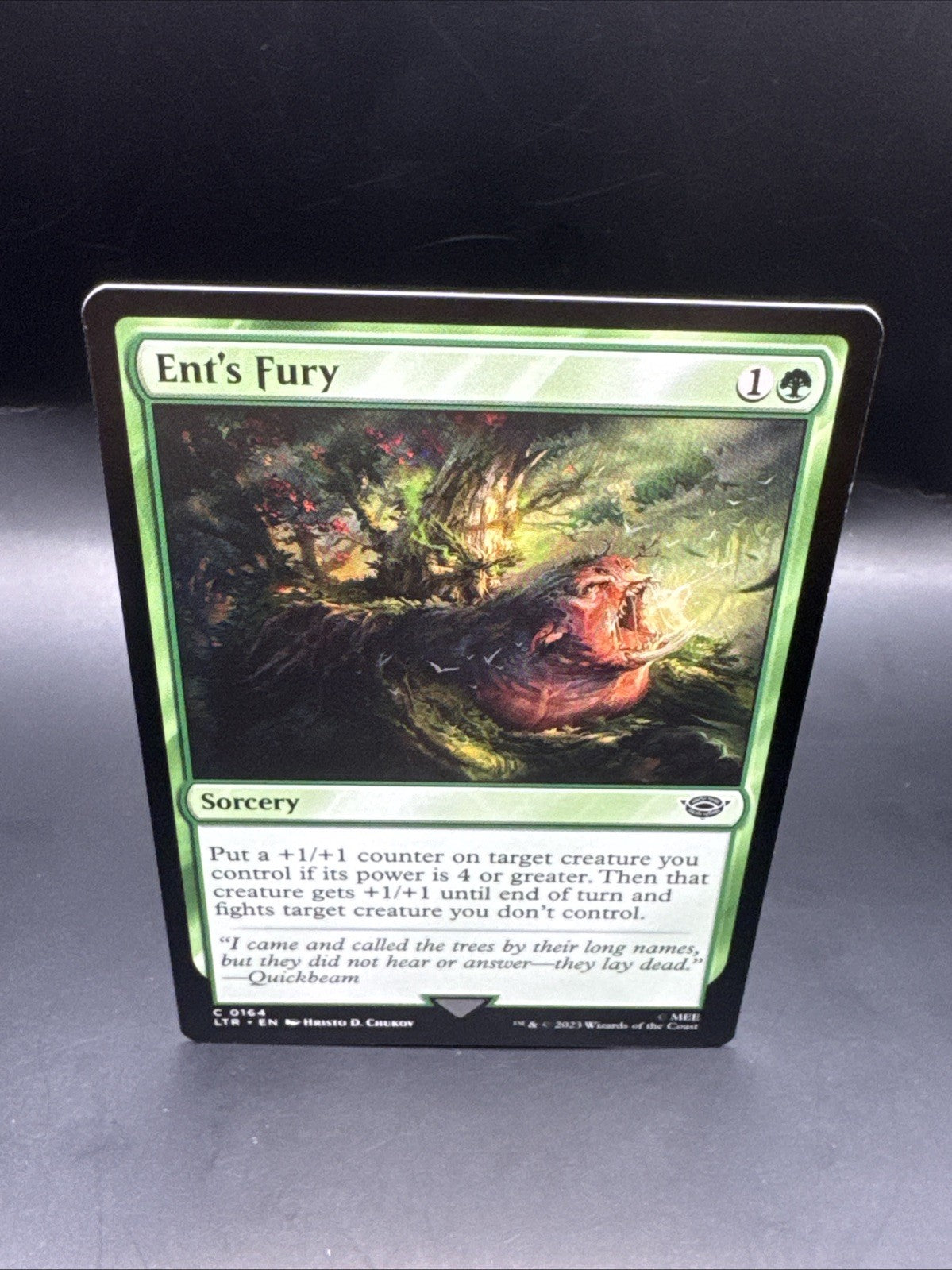 MTG Ent's Fury C0164 Lord of the Rings + 1 Regular Card