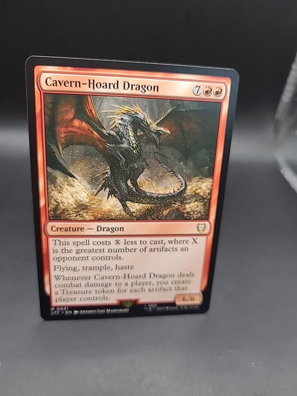 MTG - Cavern-Hoard Dragon - Lord of the Rings Commander - Magic the Gathering