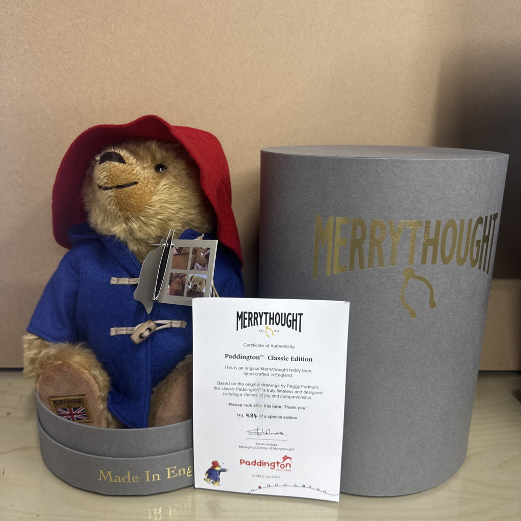 Merry Thought Paddington Bear Limited Edition with Certificate