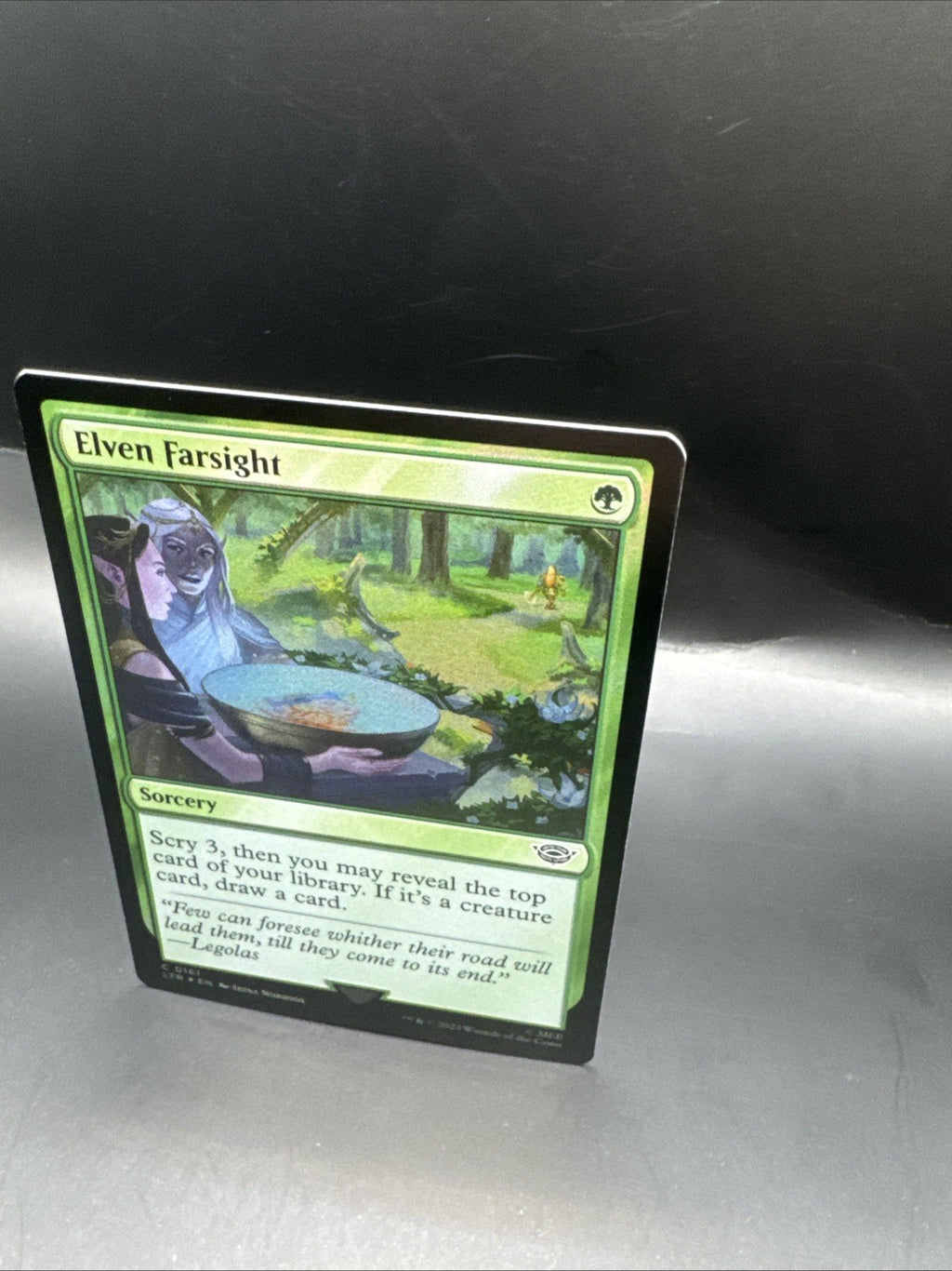 MTG Elven Farsight (Foil) [Tales of Middle-Earth + 1 Regular Card C0161
