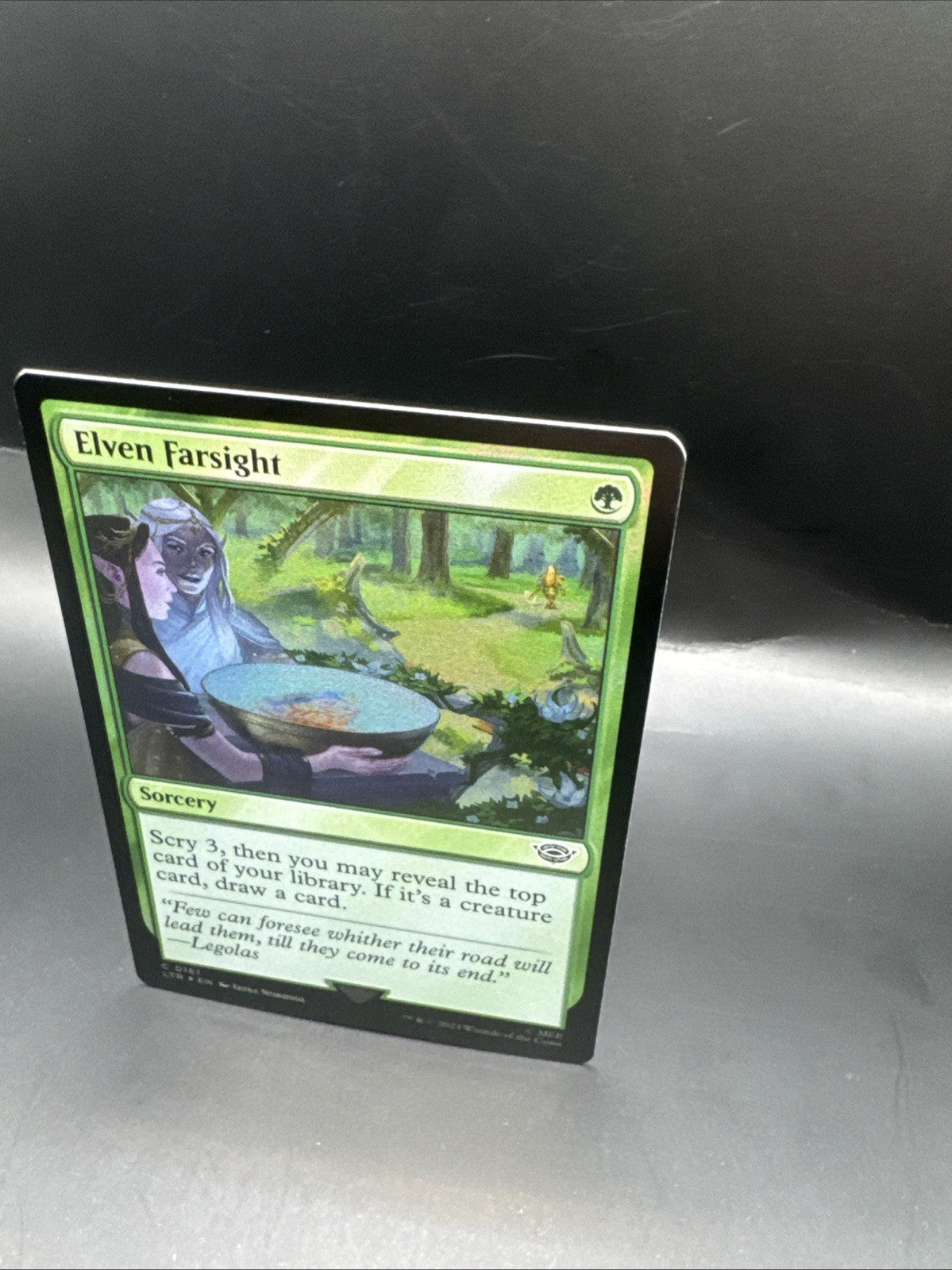 MTG Elven Farsight (Foil) [Tales of Middle-Earth + 1 Regular Card C0161